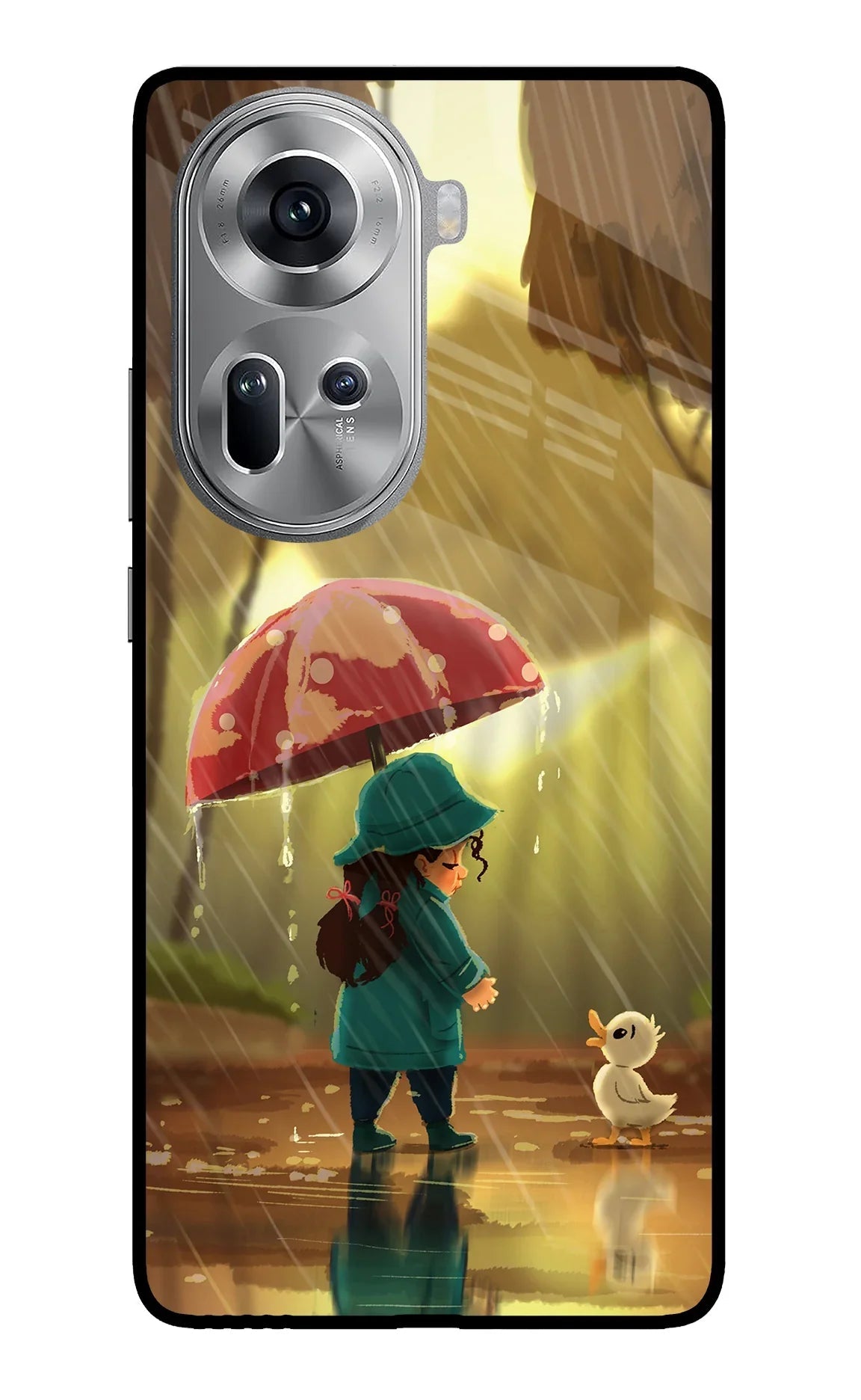 Rainy Day Oppo Reno11 Back Cover