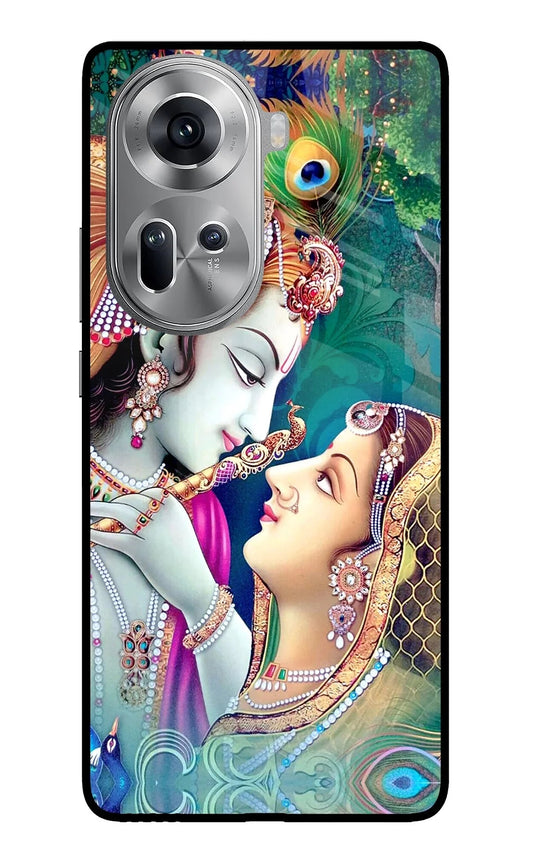 Lord Radha Krishna Oppo Reno11 Glass Case