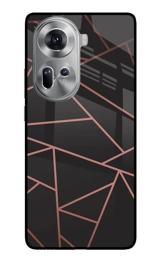 Geometric Pattern Oppo Reno11 Back Cover