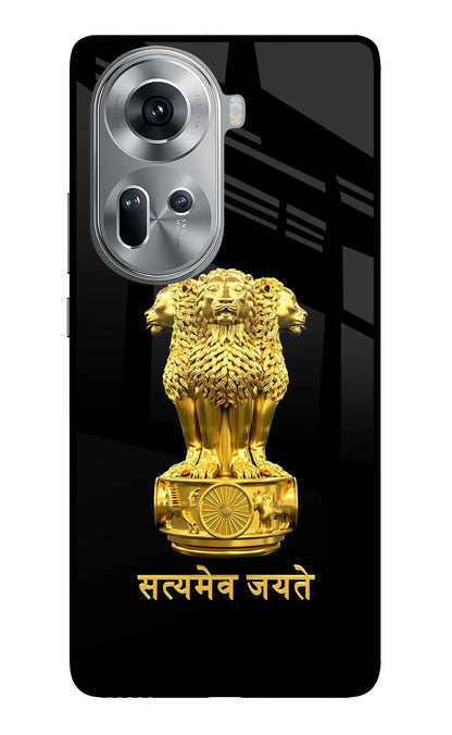 Satyamev Jayate Golden Oppo Reno11 Back Cover