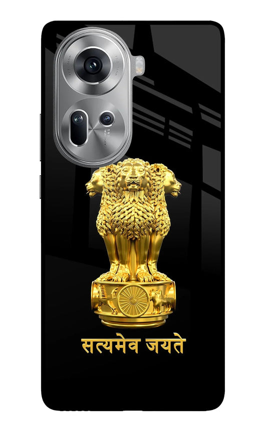 Satyamev Jayate Golden Oppo Reno11 Back Cover