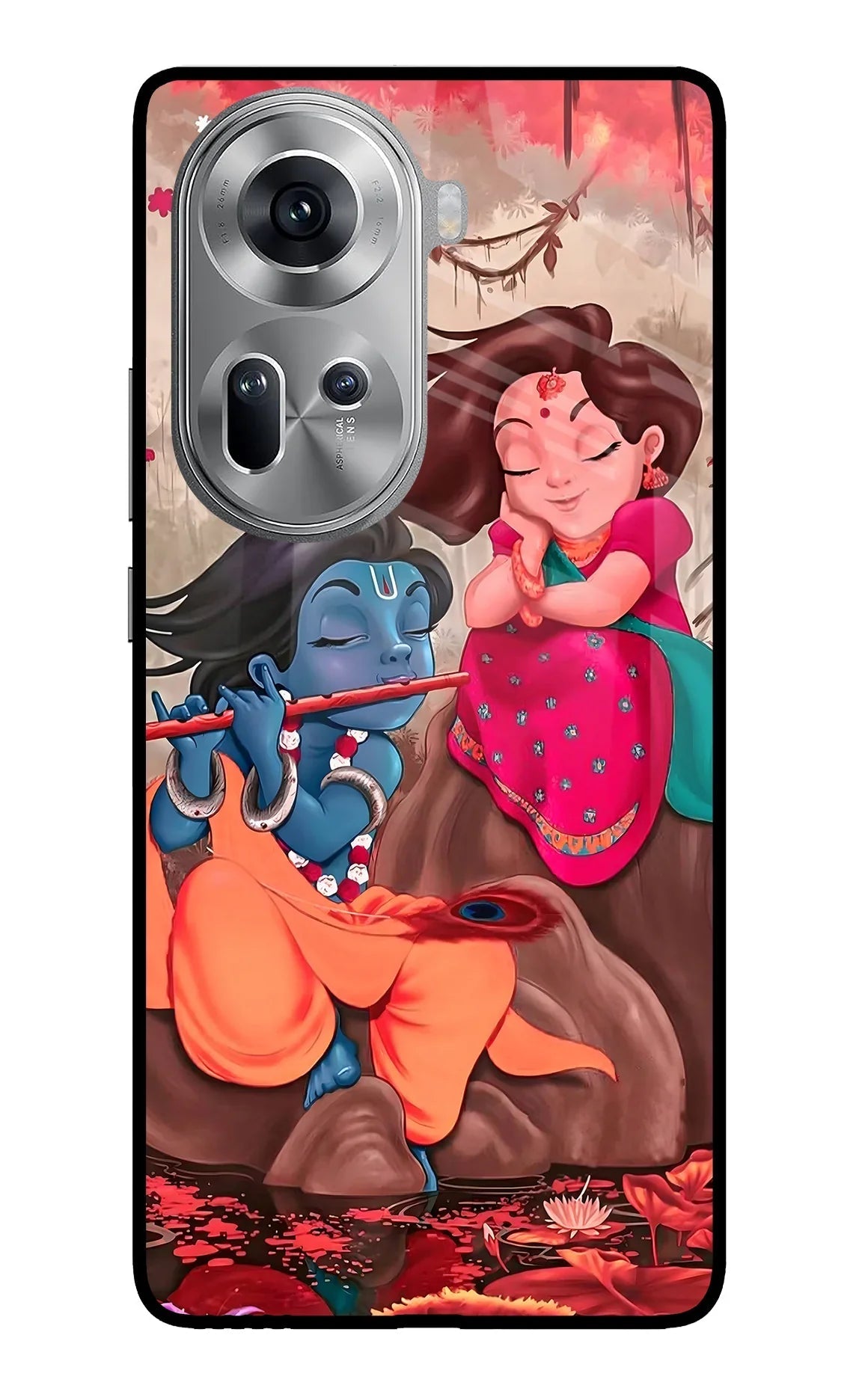 Radhe Krishna Oppo Reno11 Back Cover