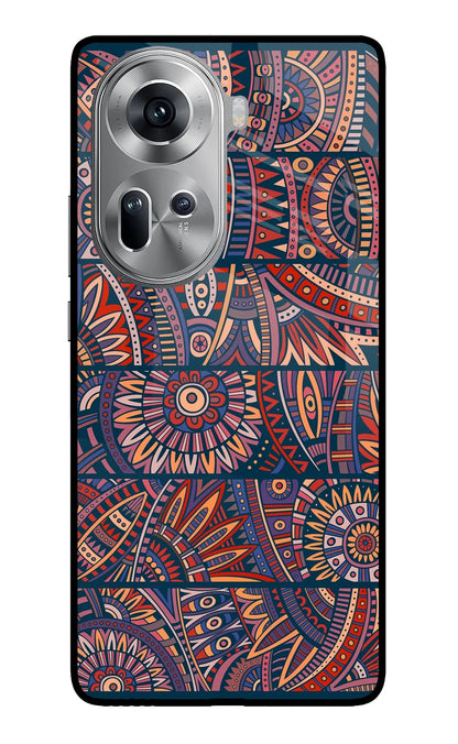 African Culture Design Oppo Reno11 Back Cover