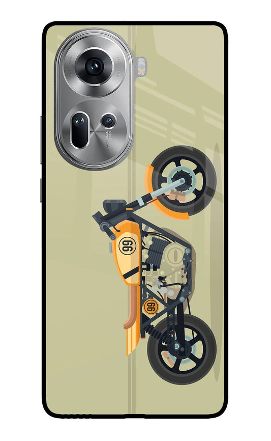 Vertical Speedster Oppo Reno11 Glass Case