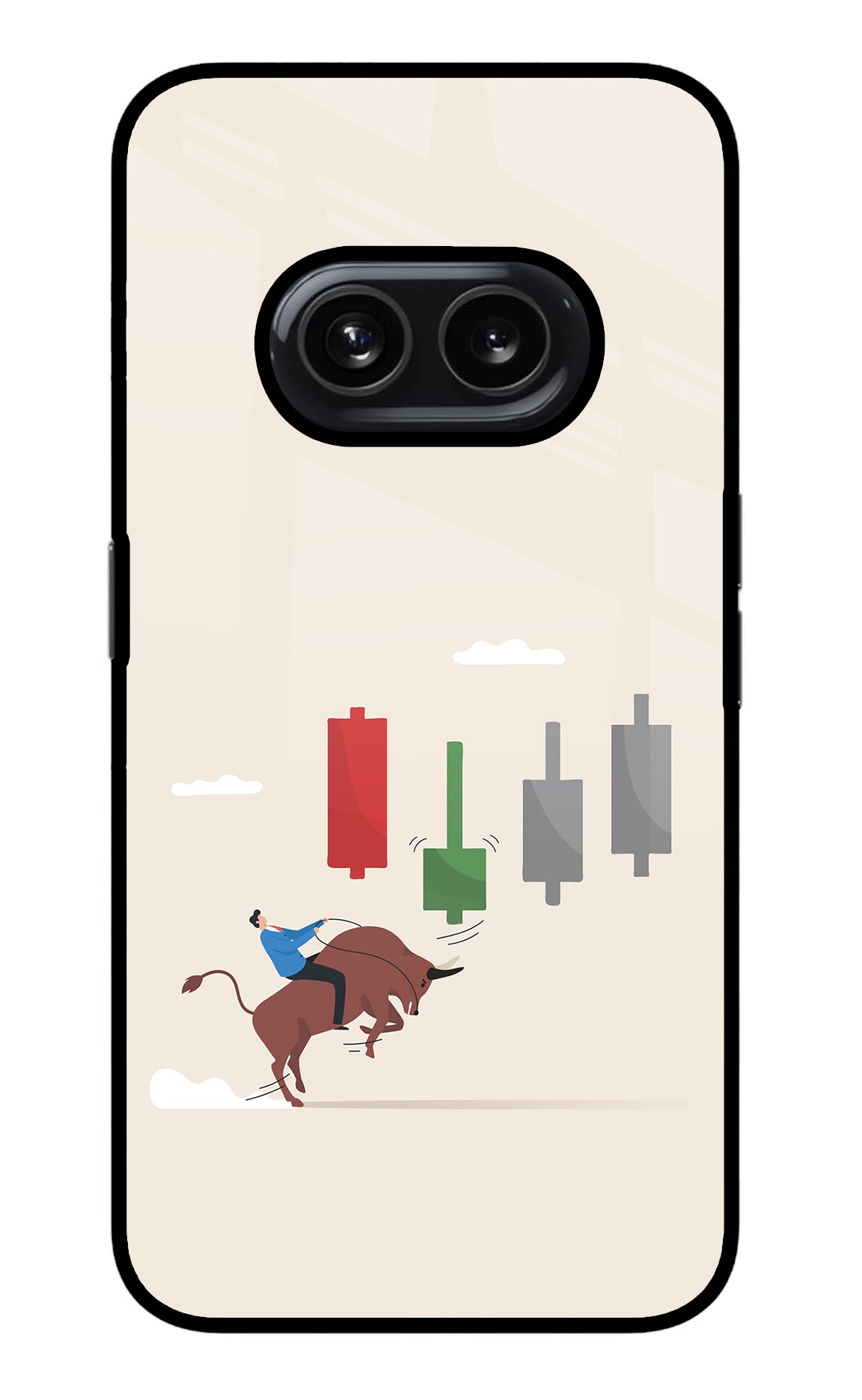 Bull Trading Momentum Nothing Phone 2A Back Cover
