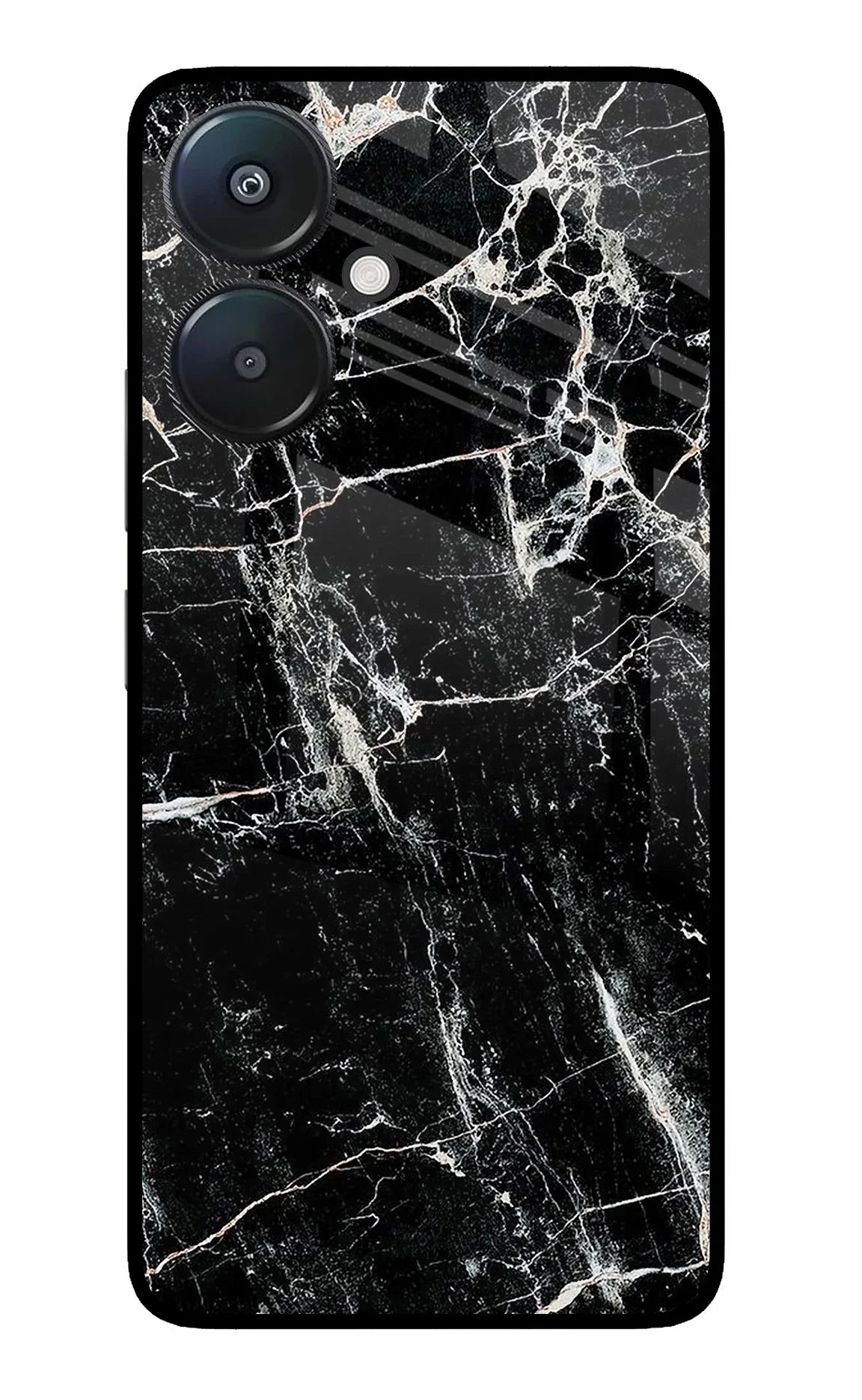 Black Marble Texture Redmi 13C 5G Back Cover