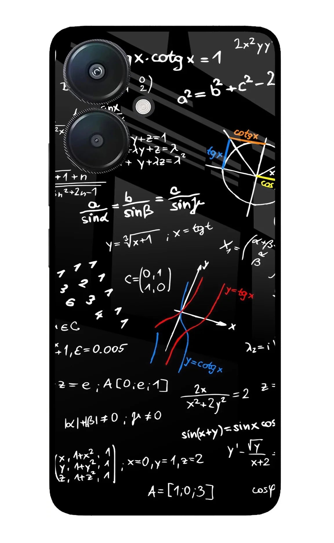 Mathematics Formula Redmi 13C 5G Back Cover