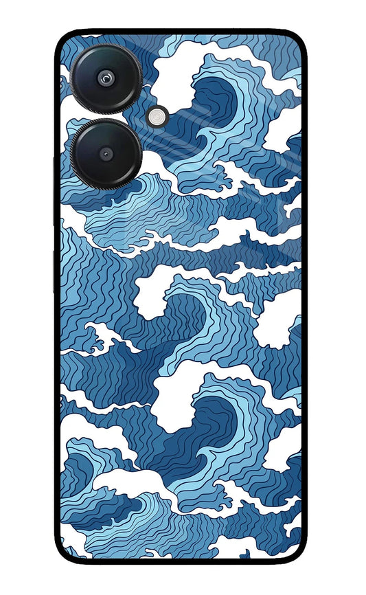 Blue Waves Redmi 13C 5G Back Cover