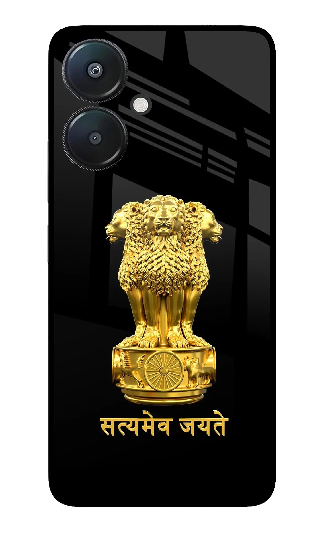 Satyamev Jayate Golden Redmi 13C 5G Back Cover