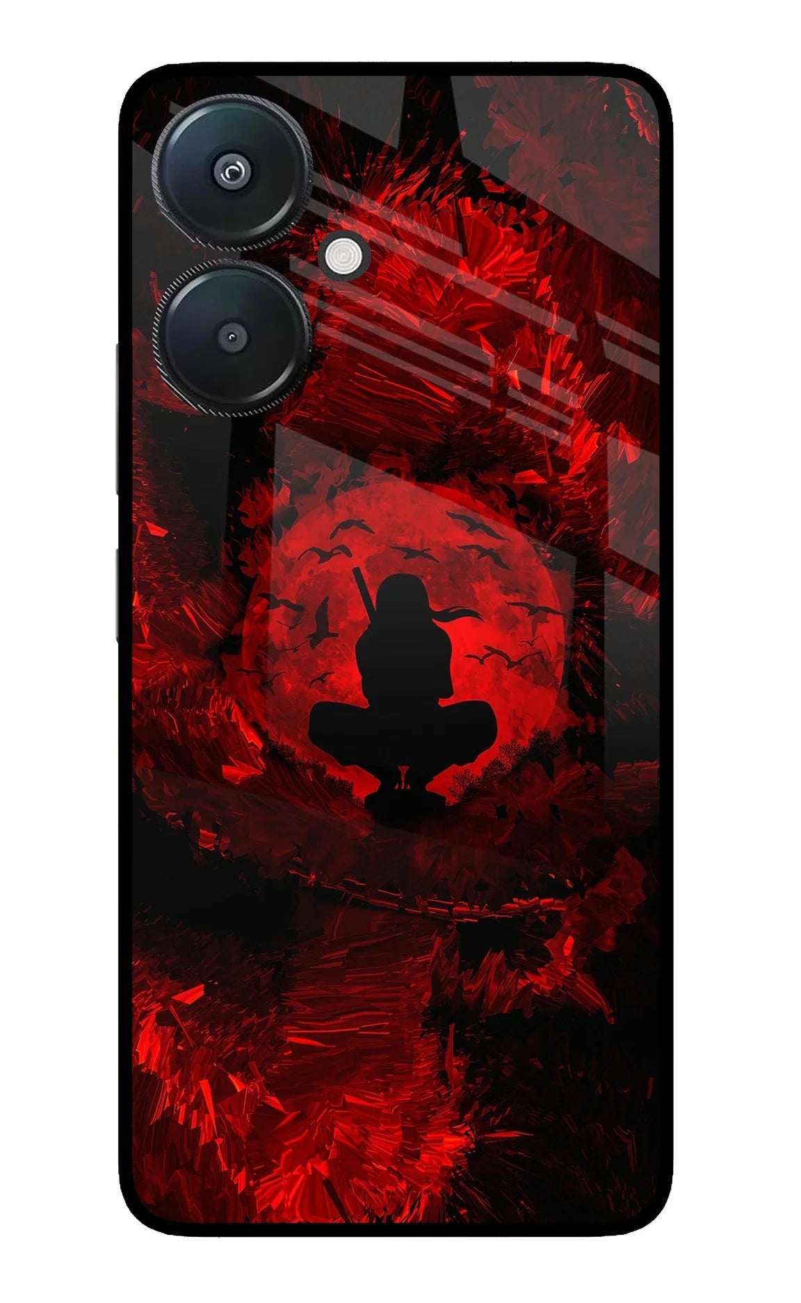 Itachi Uchiha Redmi 13C 5G Glass Case