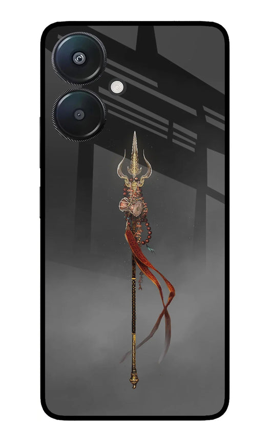 Shiv Trishul Redmi 13C 5G Glass Case