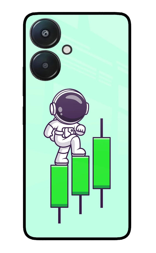 Astronaut Trader Redmi 13C 5G Glass Case
