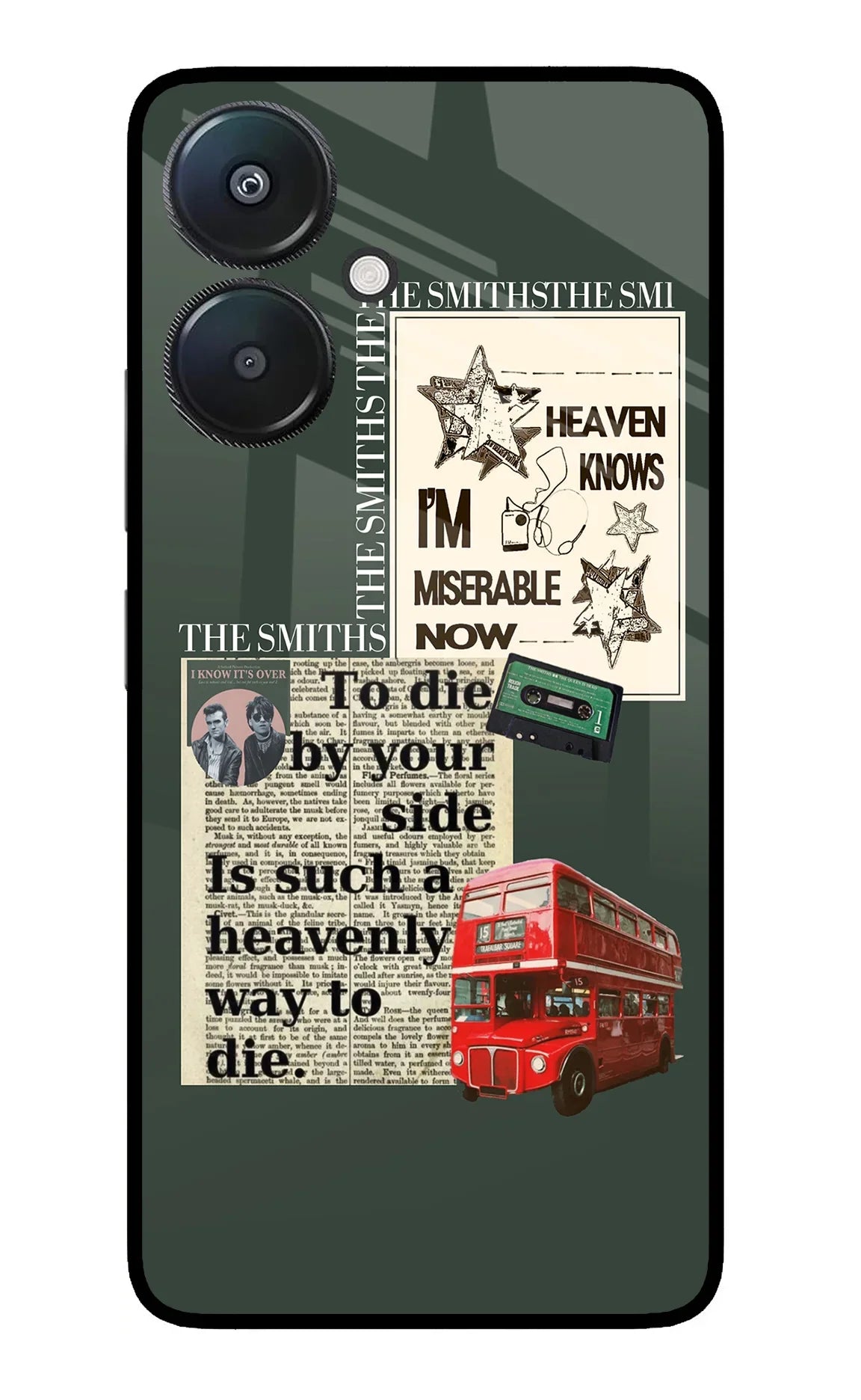 The Smiths Redmi 13C 5G Glass Case