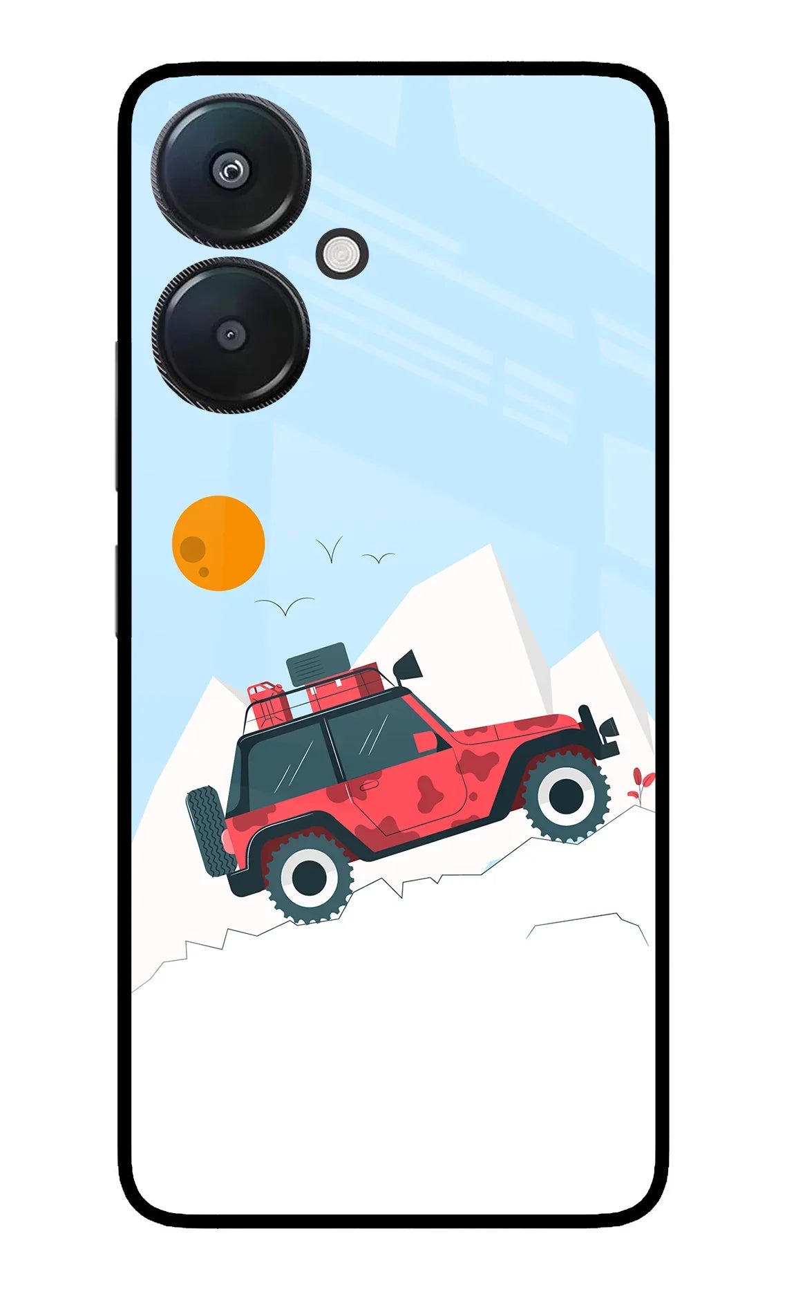 Mountain Trail Beast Redmi 13C 5G Glass Case