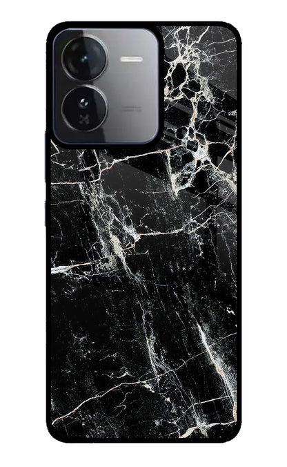 Black Marble Texture iQOO Z9 5G Back Cover
