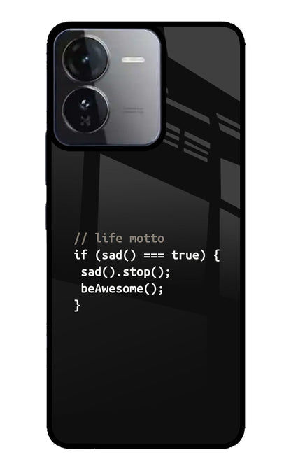 Life Motto Code iQOO Z9 5G Back Cover