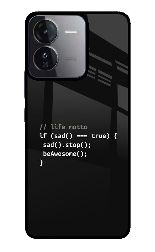 Life Motto Code iQOO Z9 5G Back Cover