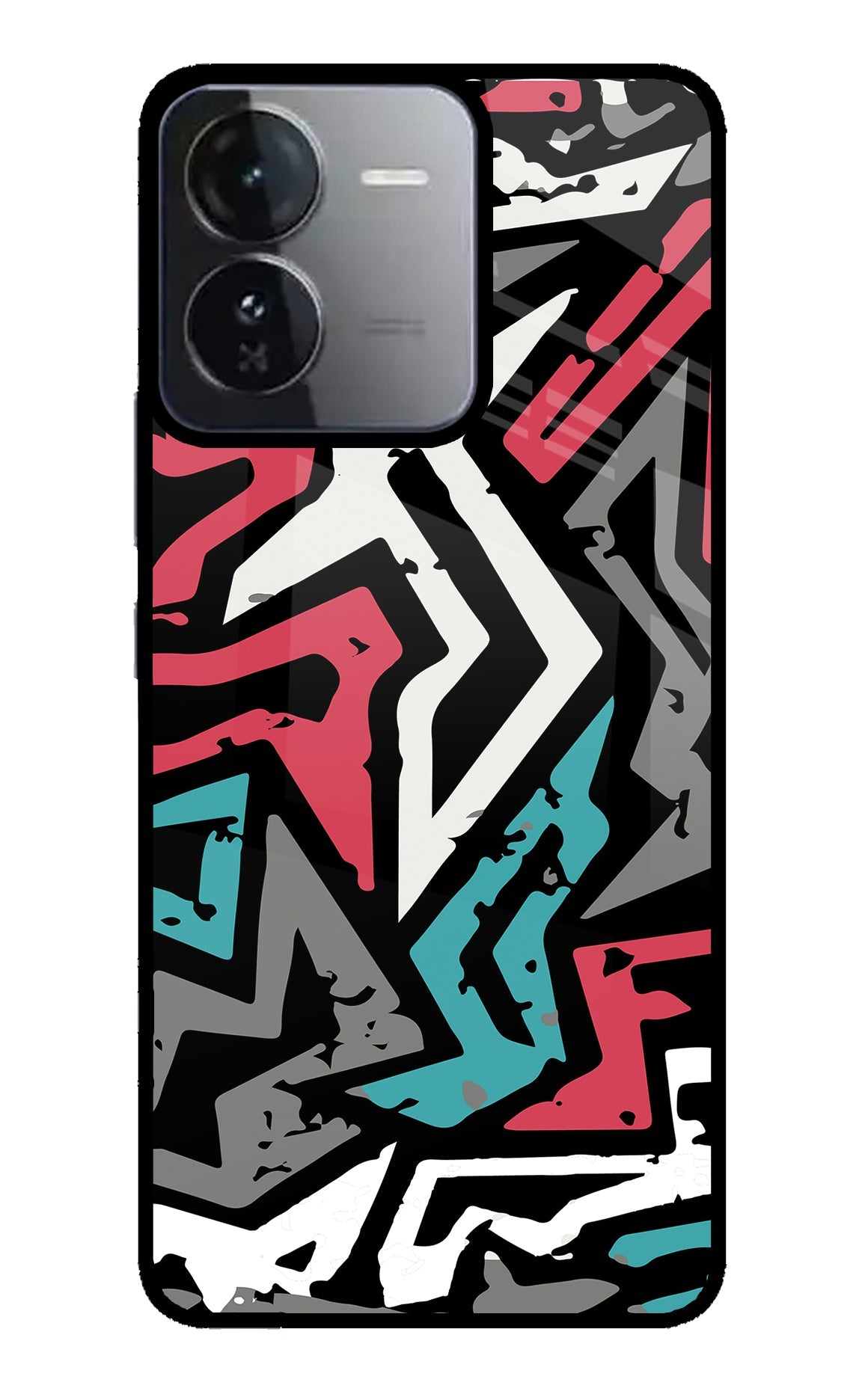Geometric Graffiti iQOO Z9 5G Back Cover