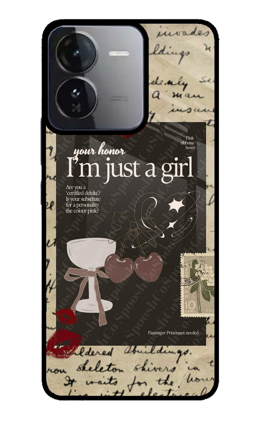 I am just a girl iQOO Z9 5G Back Cover