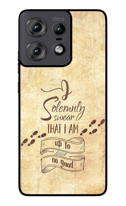 I Solemnly swear that i up to no good Moto Edge 50 Pro 5G Back Cover