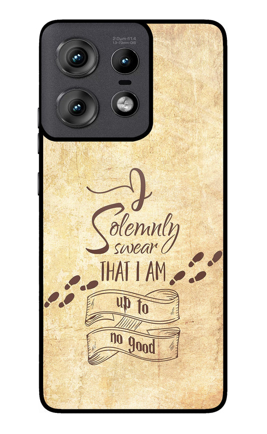 I Solemnly swear that i up to no good Moto Edge 50 Pro 5G Back Cover