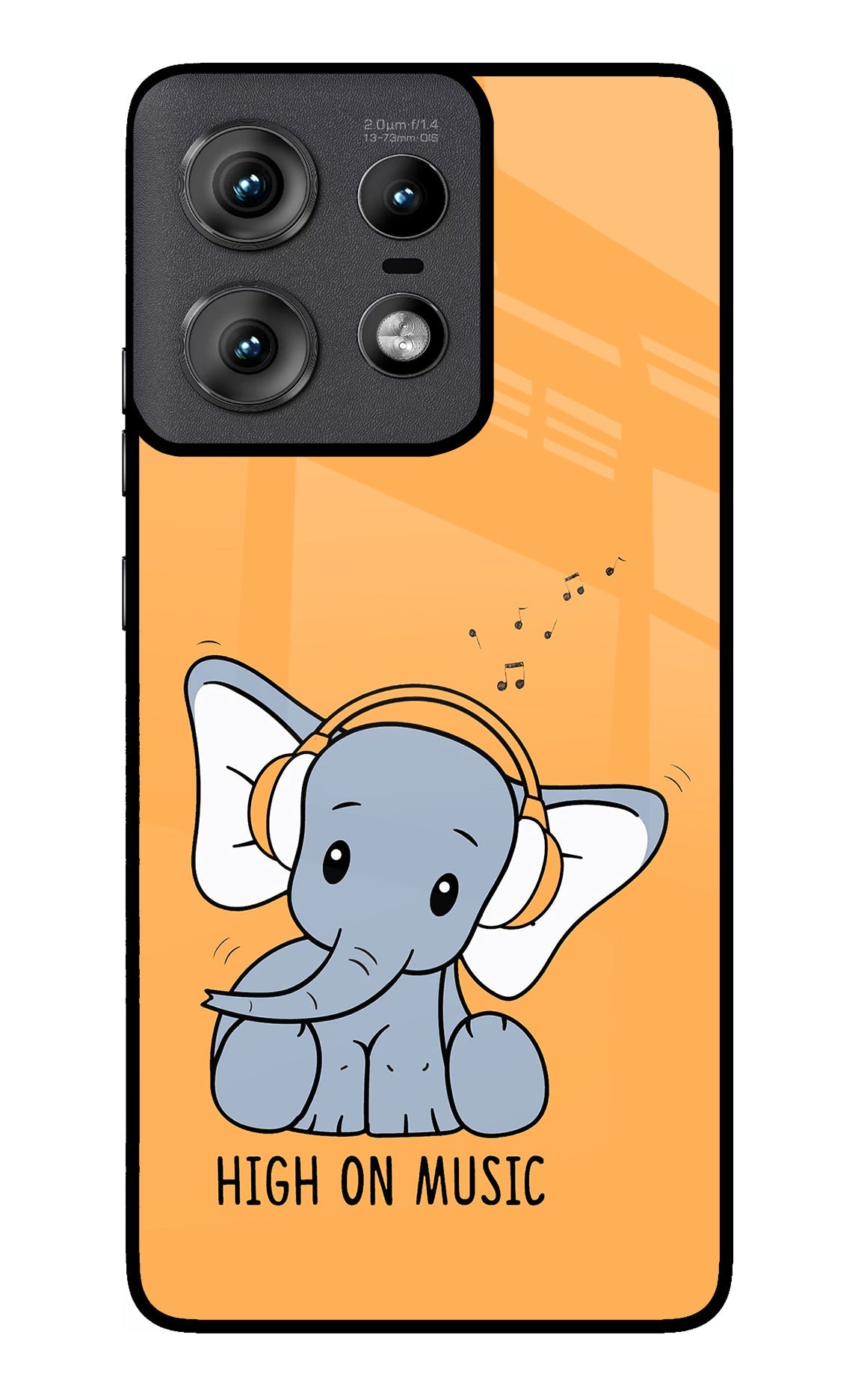 High On Music Moto Edge 50 Pro 5G Back Cover