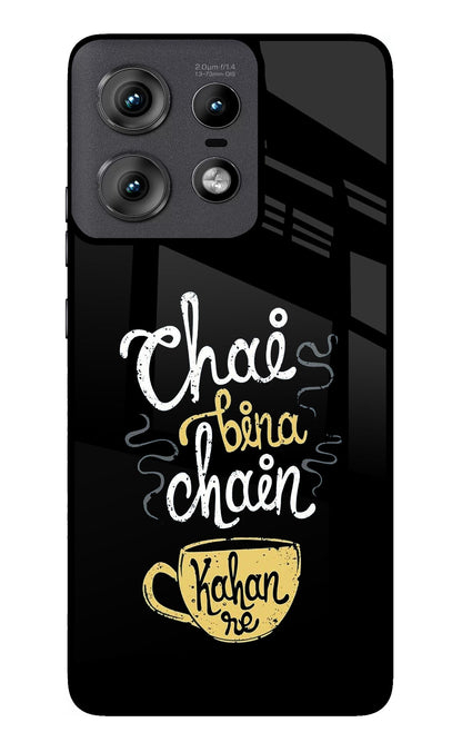 Chai Bina Chain Kaha Re Moto Edge 50 Pro 5G Back Cover