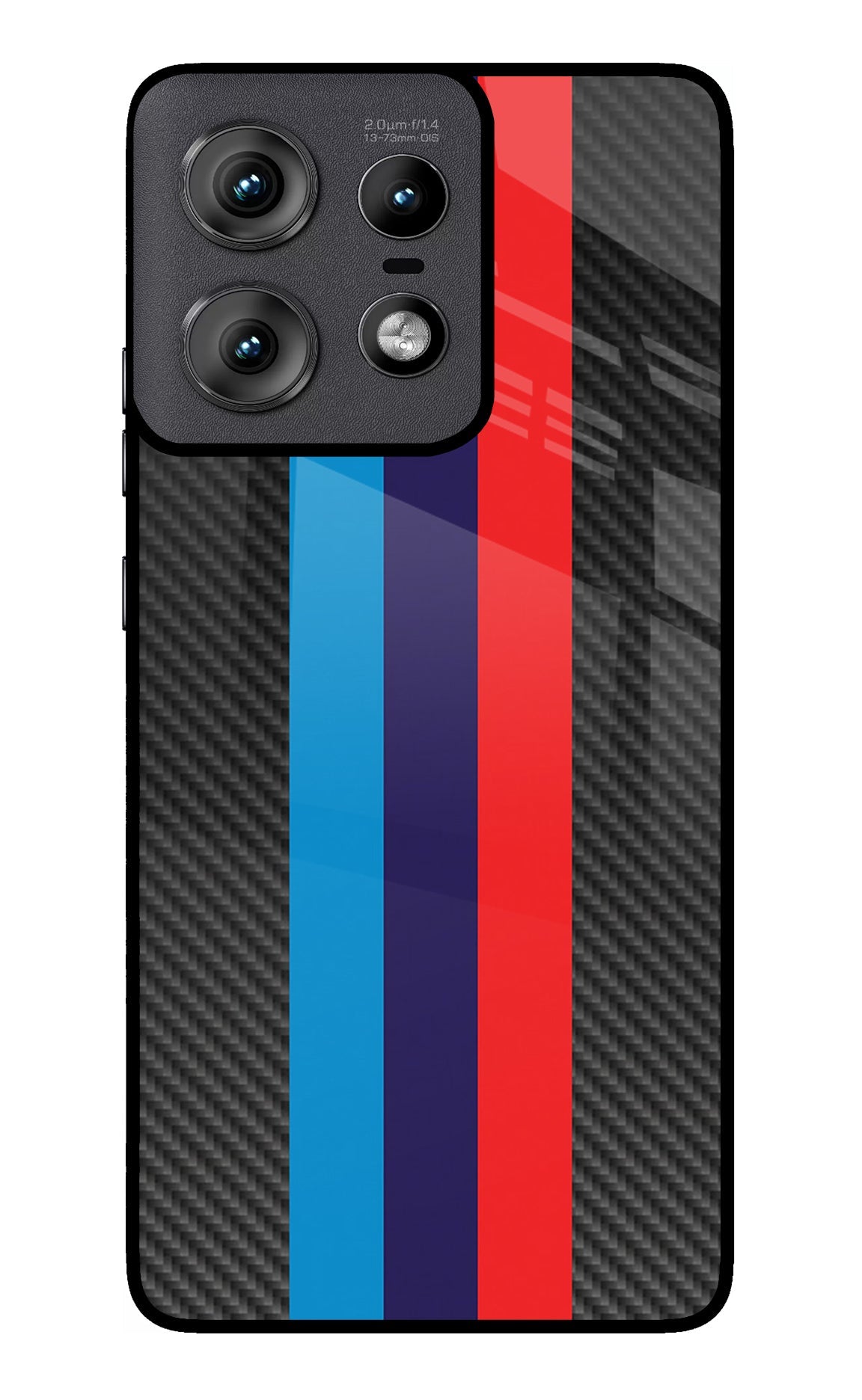 BMW Stripes Pattern Moto Edge 50 Pro 5G Back Cover
