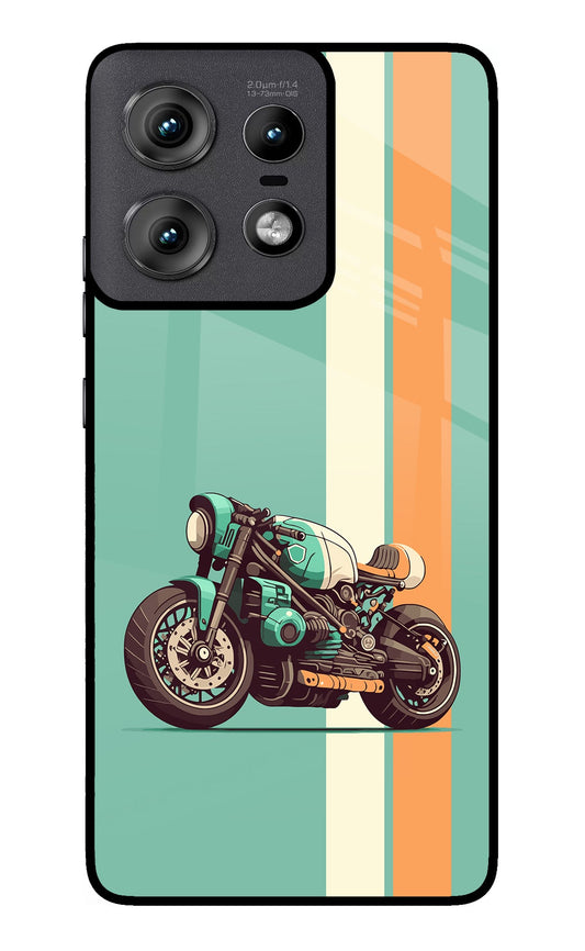 Striped Moto Drift Moto Edge 50 Pro 5G Back Cover