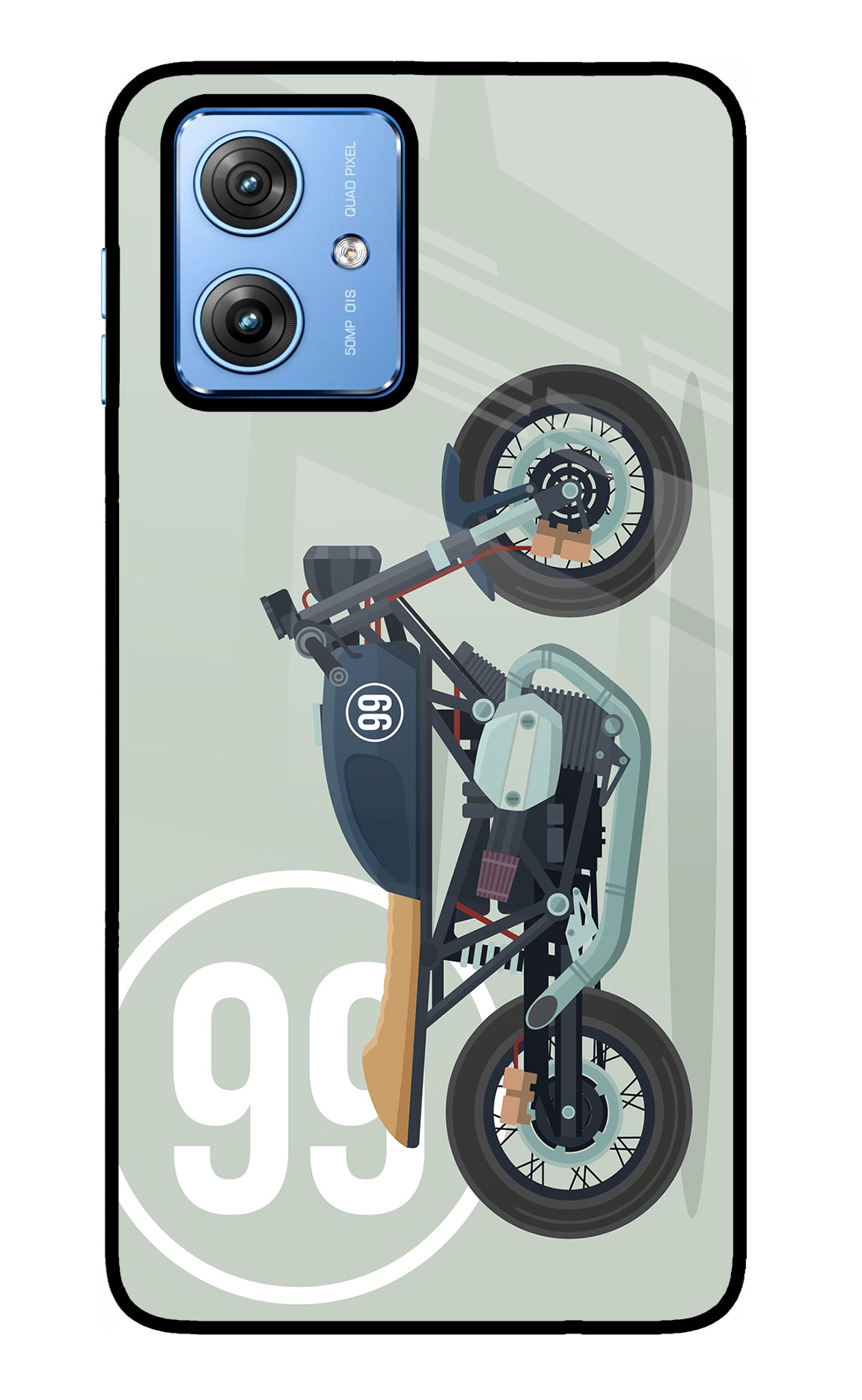 Classic Cafe Racer 99 Moto G64 5G Back Cover