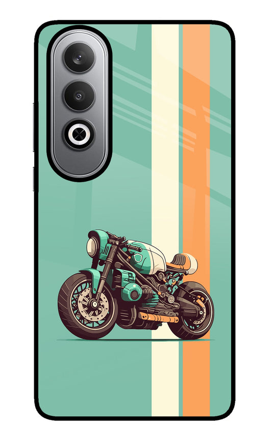 Striped Moto Drift Oneplus Nord CE4 Back Cover