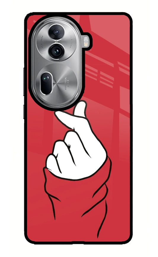 Korean Love Sign Oppo Reno11 Pro 5G Back Cover