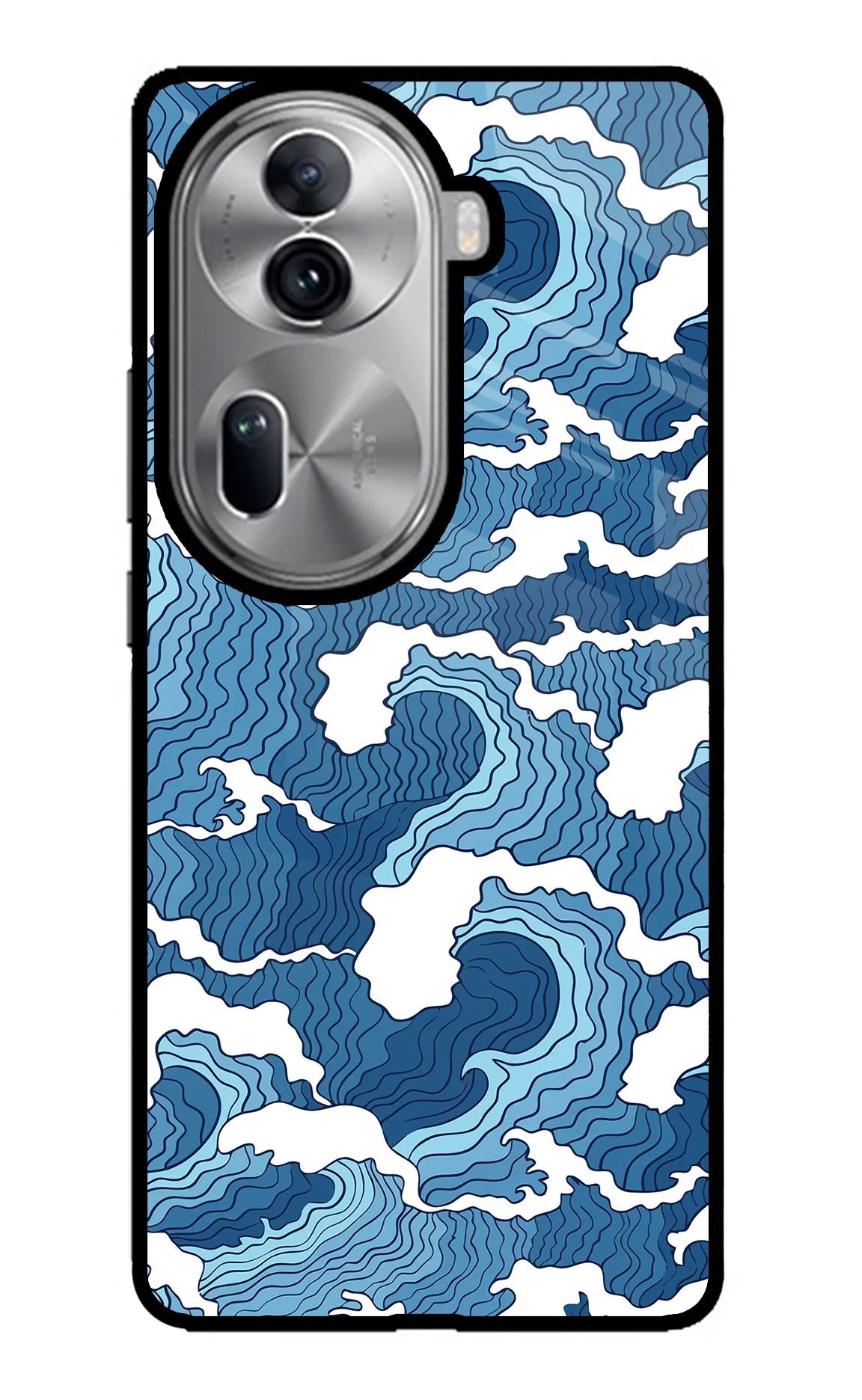Blue Waves Oppo Reno11 Pro 5G Back Cover