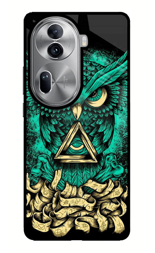 Green Owl Oppo Reno11 Pro 5G Back Cover