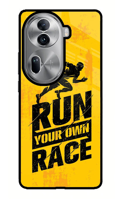 Run Your Own Race Oppo Reno11 Pro 5G Back Cover