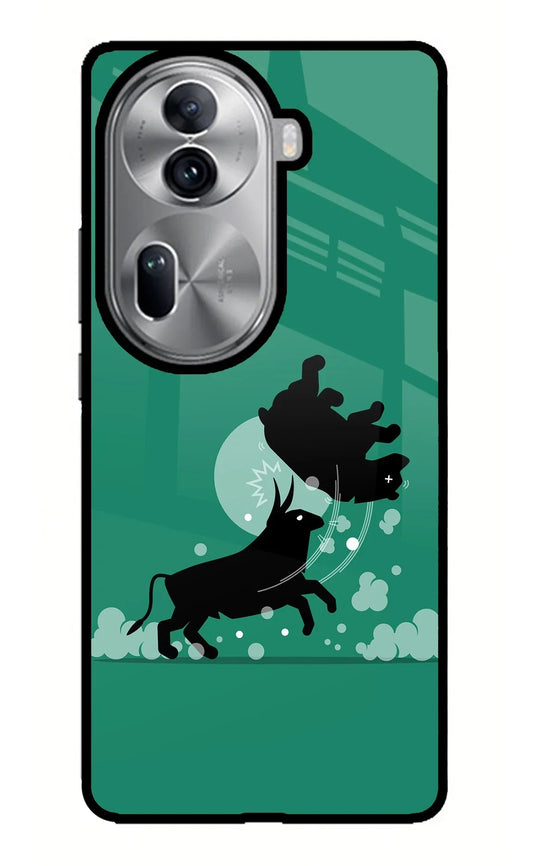 Bull Conqueror Oppo Reno11 Pro 5G Glass Case