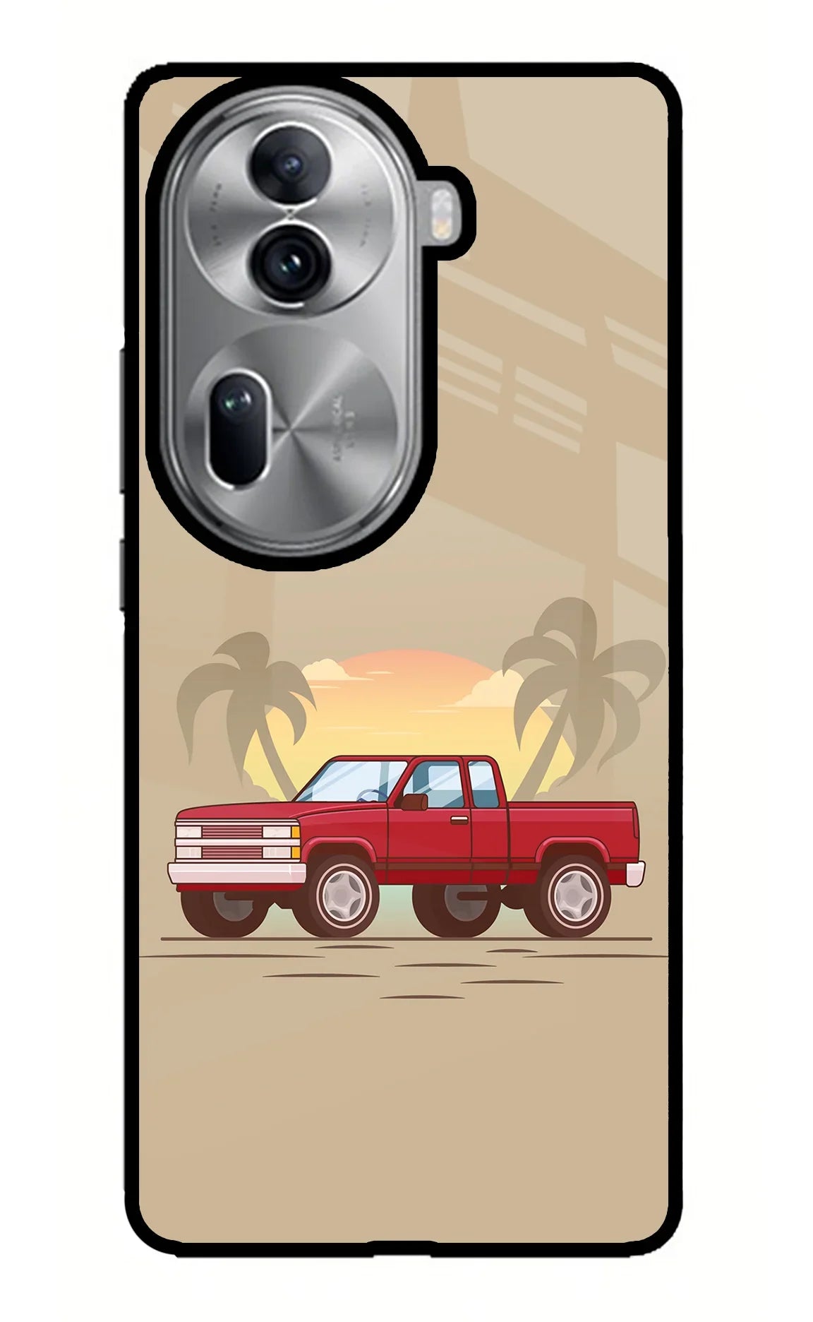 Desert Classic Drive Oppo Reno11 Pro 5G Glass Case