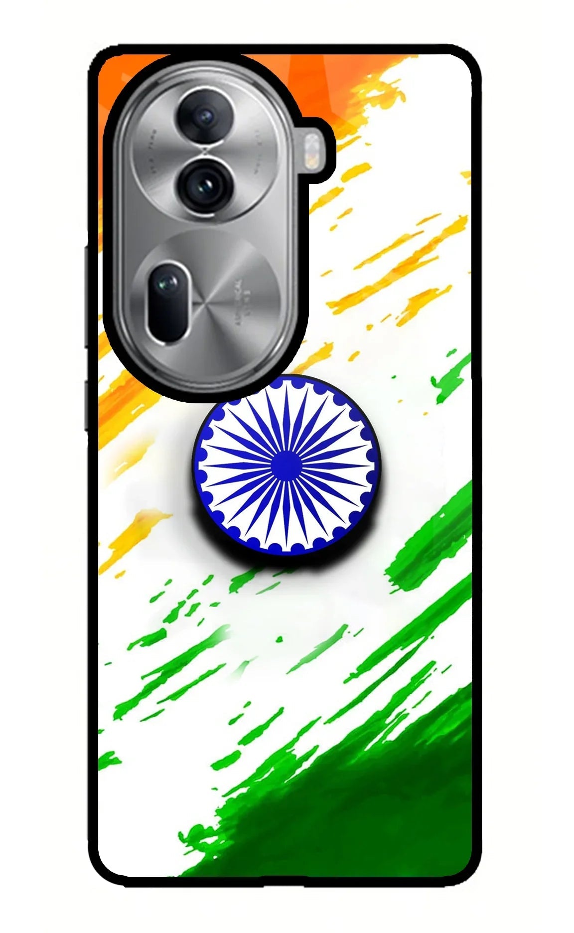 Indian Flag Ashoka Chakra Oppo Reno11 Pro 5G Pop Case