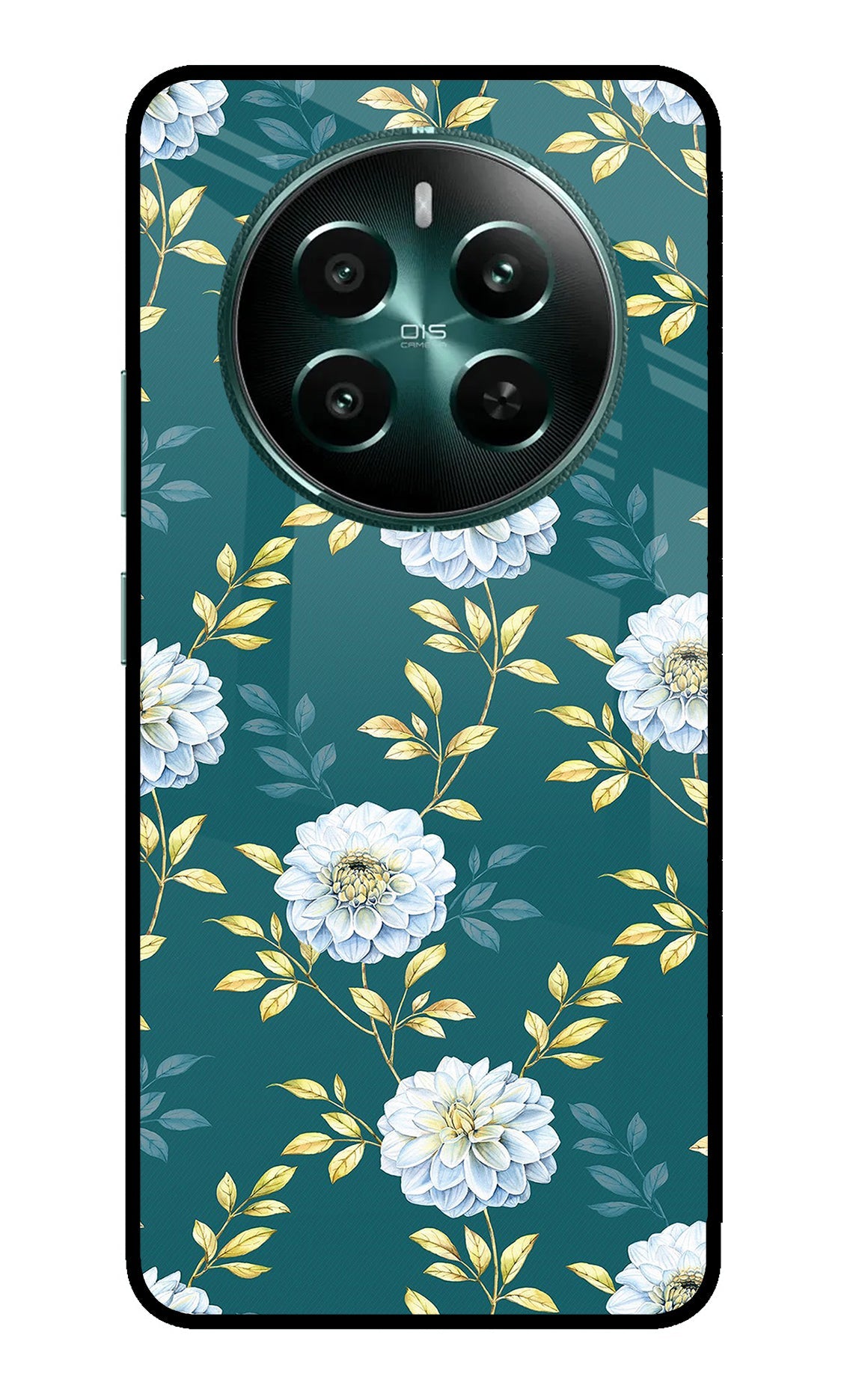 Flowers Realme 12+ 5G Glass Case