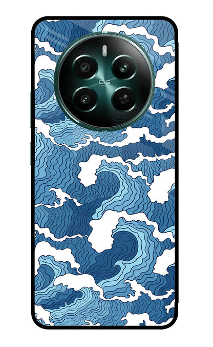 Blue Waves Realme 12+ 5G Back Cover