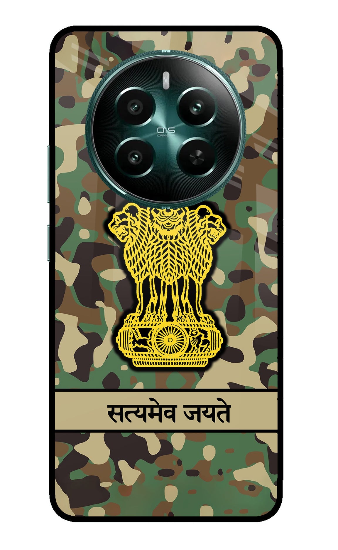 Satyamev Jayate Army Realme 12+ 5G Glass Case