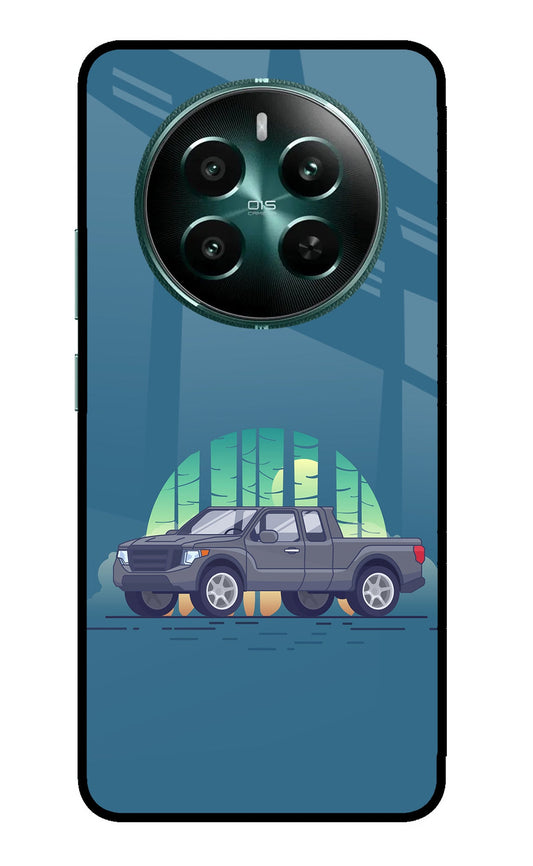 Retro Garage Vibe Realme 12+ 5G Glass Case