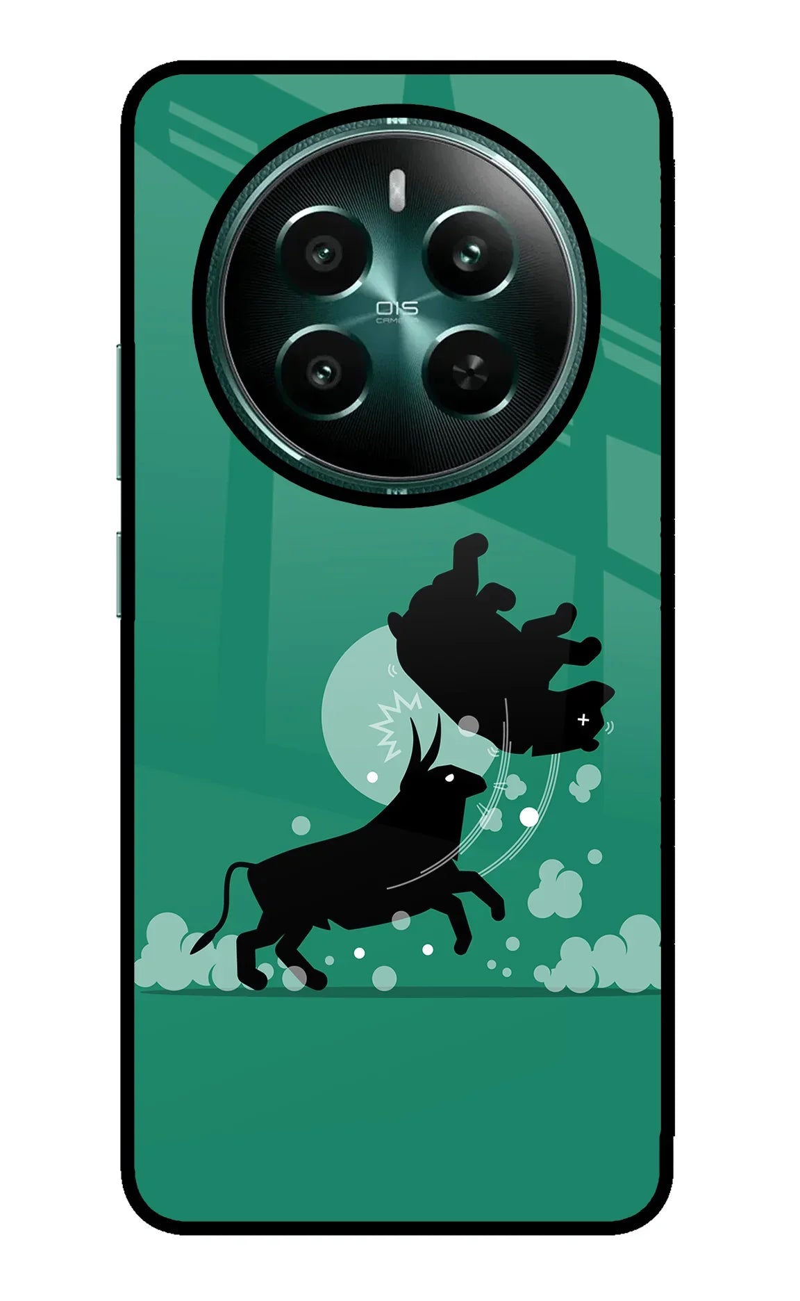 Bull Conqueror Realme P1 5G Glass Case