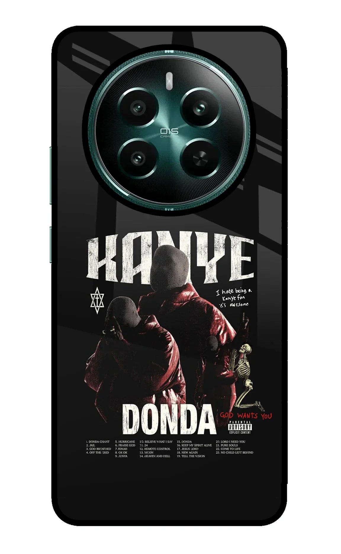 Donda Kanye West Realme P1 5G Glass Case