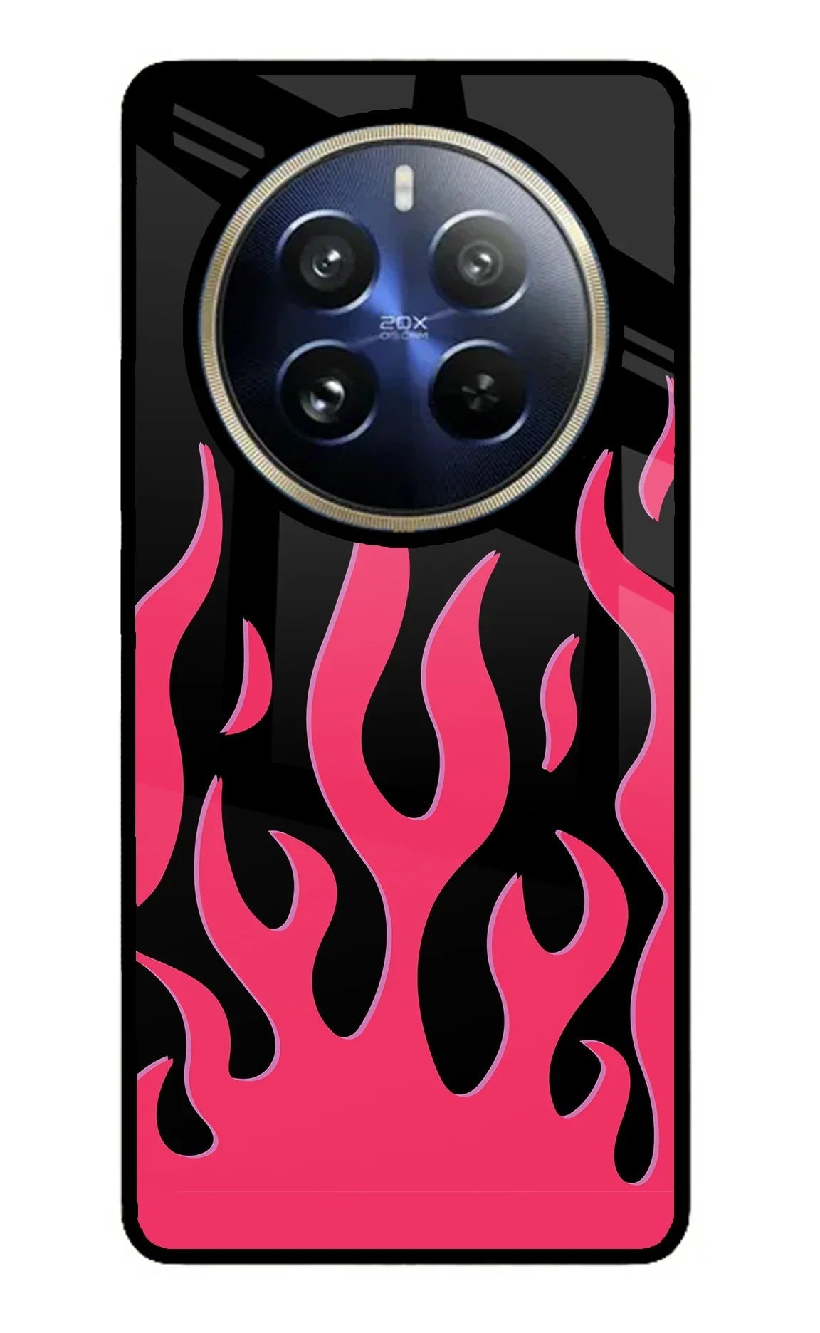 Fire Flames Realme P1 Pro 5G Glass Case