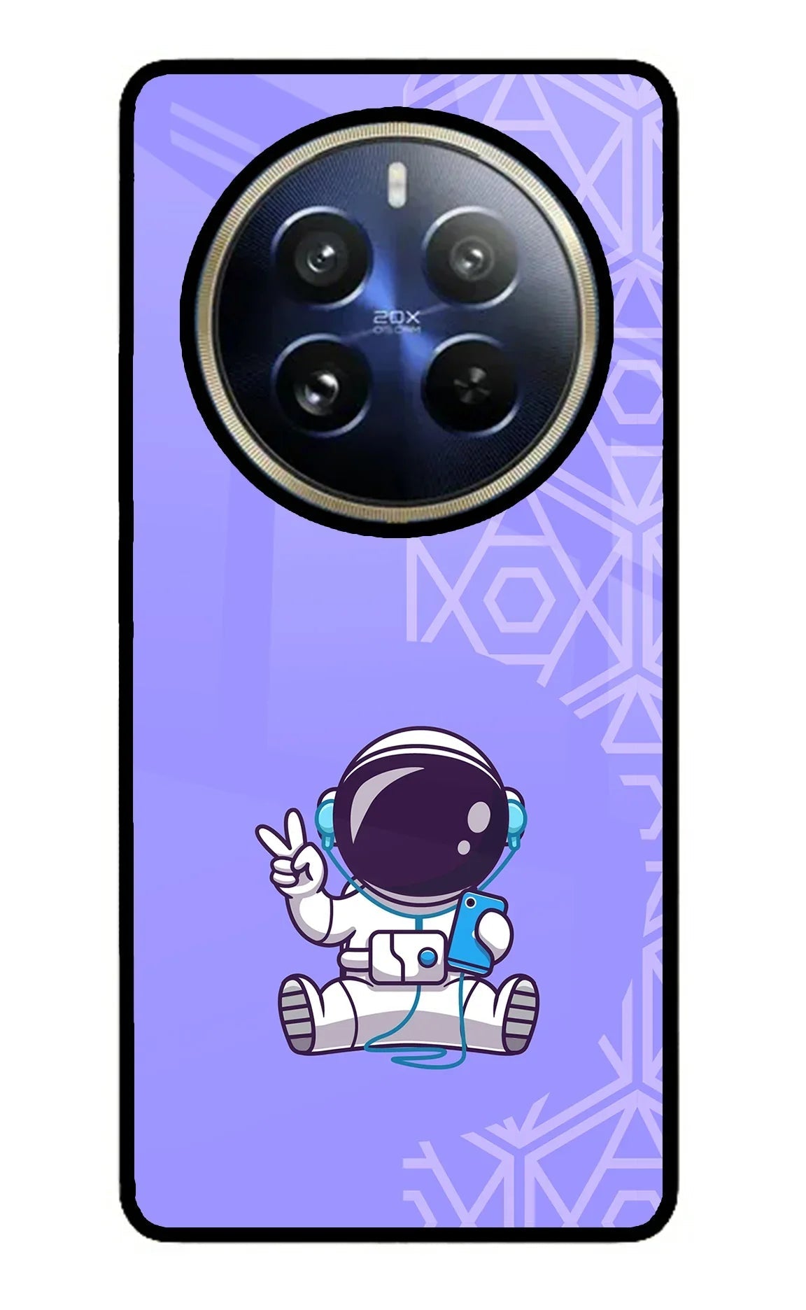 Cute Astronaut Chilling Realme P1 Pro 5G Back Cover