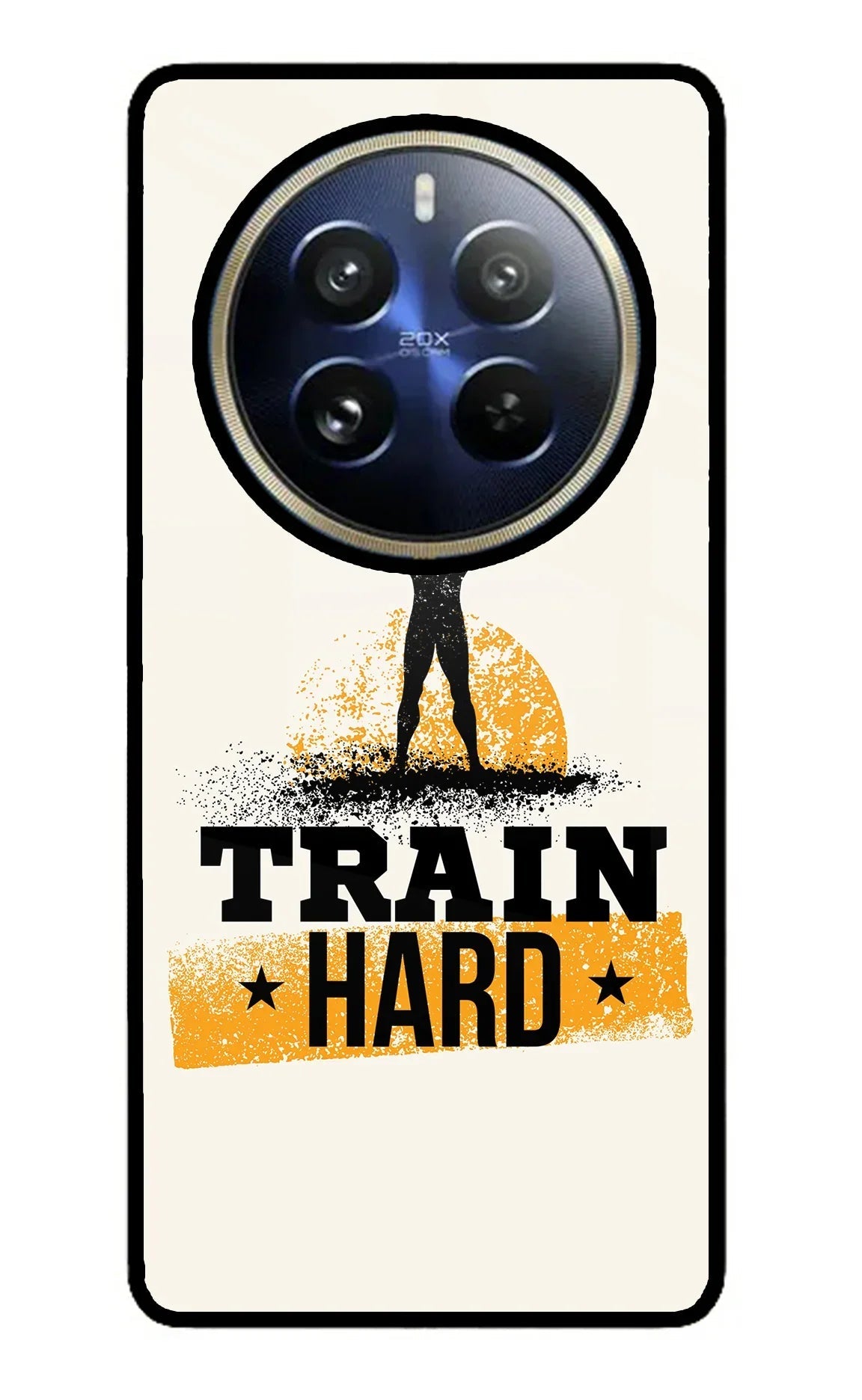 Train Hard Realme P1 Pro 5G Glass Case