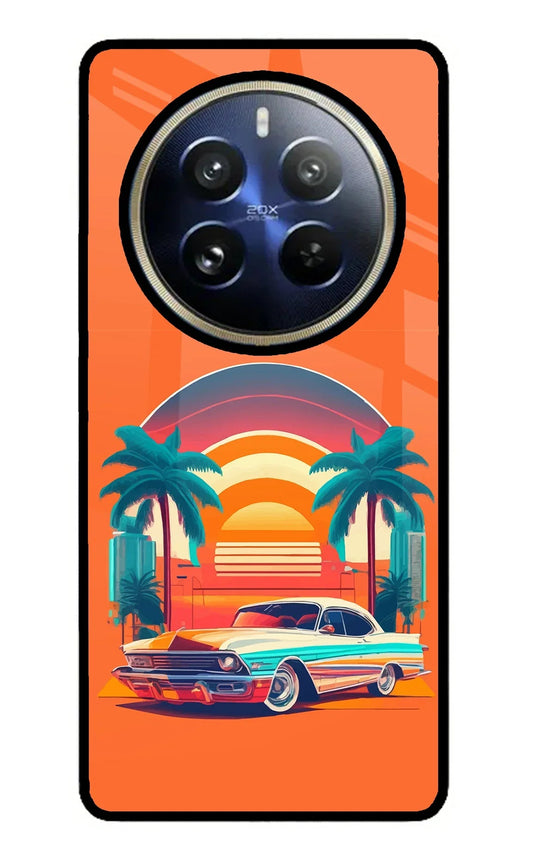 Palm Drive 80s Realme P1 Pro 5G Glass Case