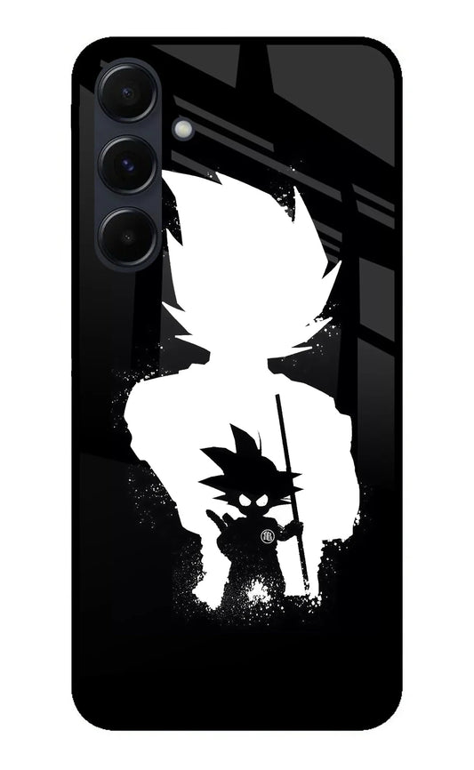 Goku Shadow Samsung A35 5G Glass Case