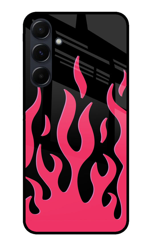 Fire Flames Samsung A35 5G Back Cover